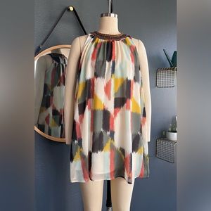 Anthropologie paint stroke dress size 00